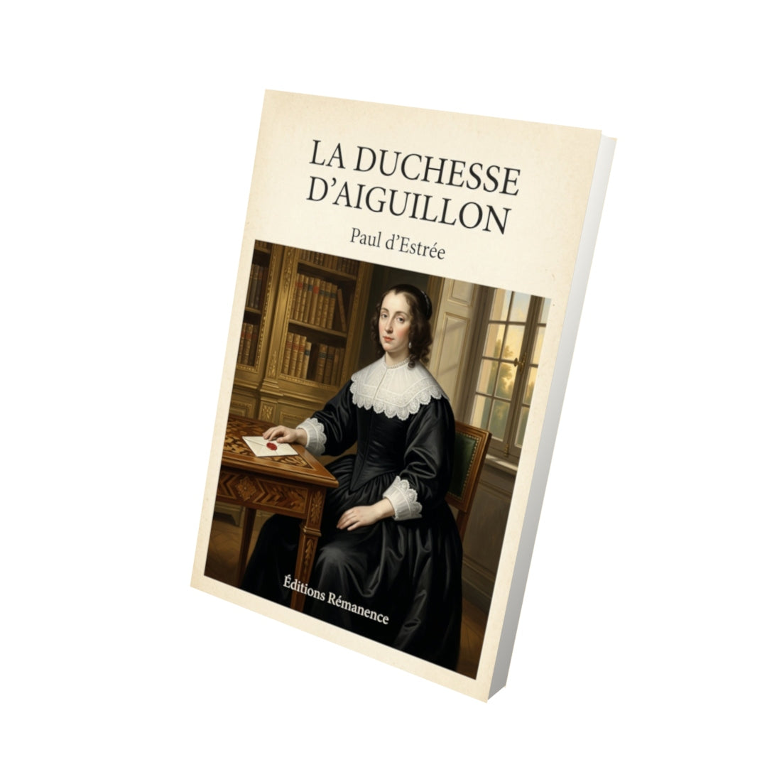 Livre La duchesse d'Aiguillon - Paul d’Estrée - Vue 3D - Editions Remanence