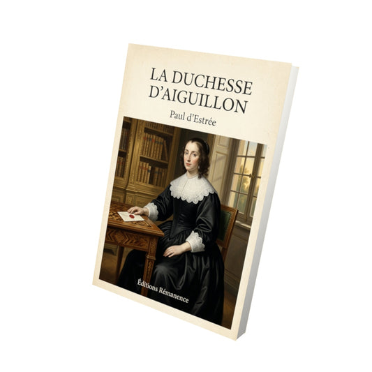 Livre La duchesse d'Aiguillon - Paul d’Estrée - Vue 3D - Editions Remanence