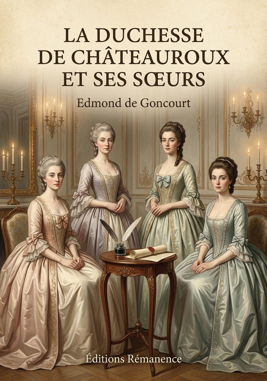 La Duchesse de Châteauroux et ses soeurs - Edmond de Goncourt (Couverture)