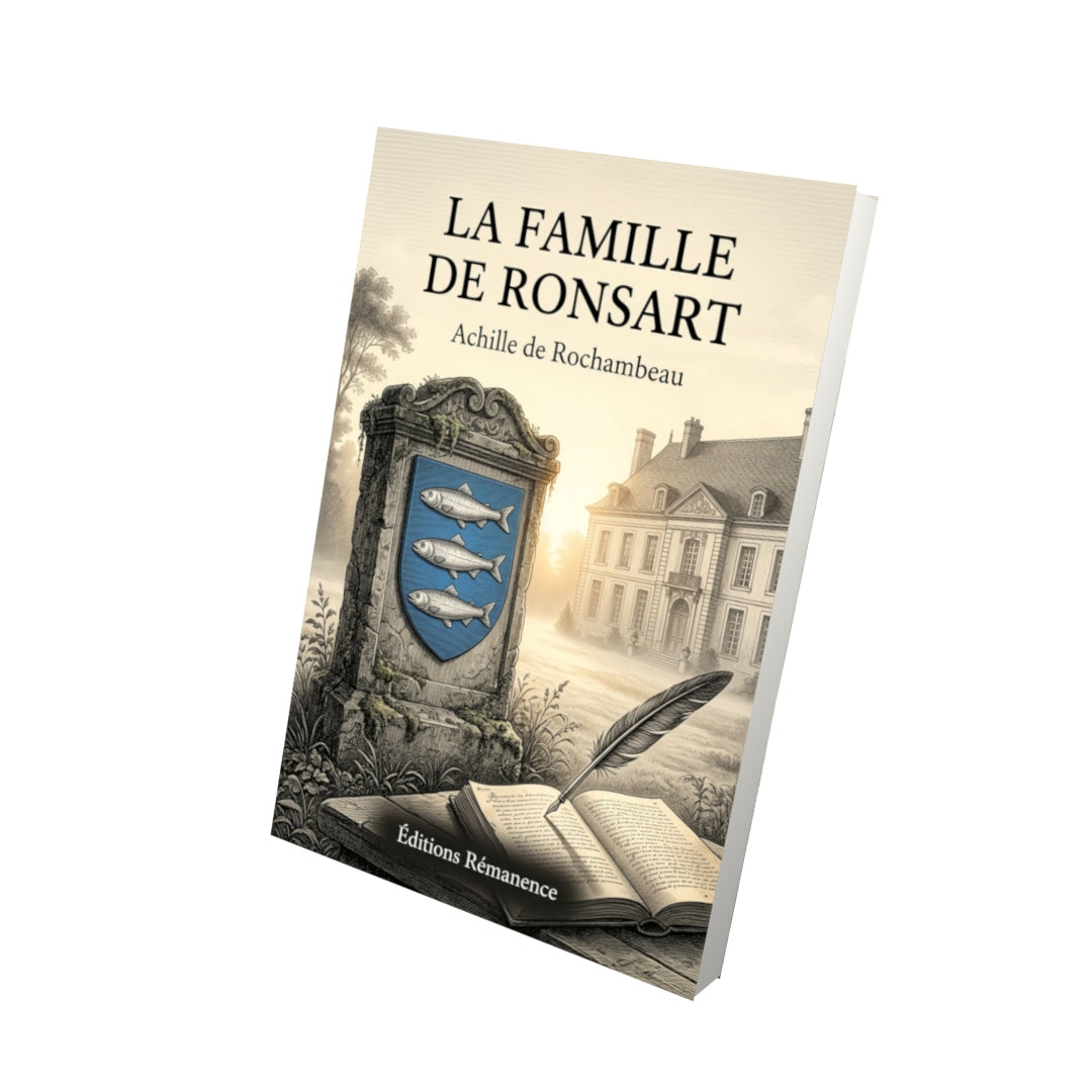 Livre La Famille de Ronsart par Achille de Rochambeau - Vue 3D - Editions Remanence