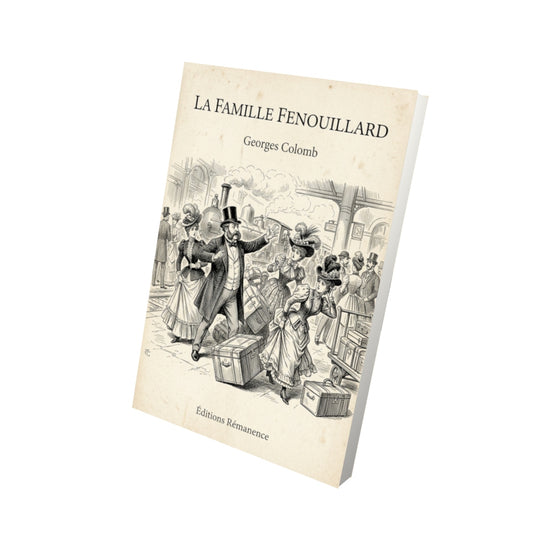 Livre La Famille Fenouillard par Georges Colomb - Vue 3D - Editions Remanence