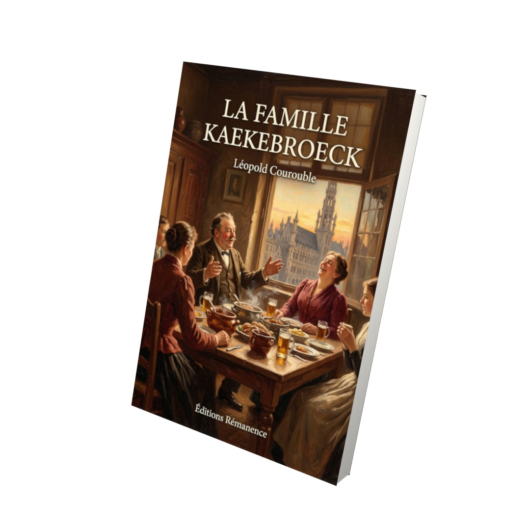 Livre La Famille Kaekebroeck par Léopold Courouble - Vue 3D - Editions Remanence