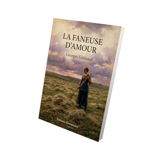 Livre La faneuse d'amour - Georges Eekhoud - Vue 3D - Editions Remanence