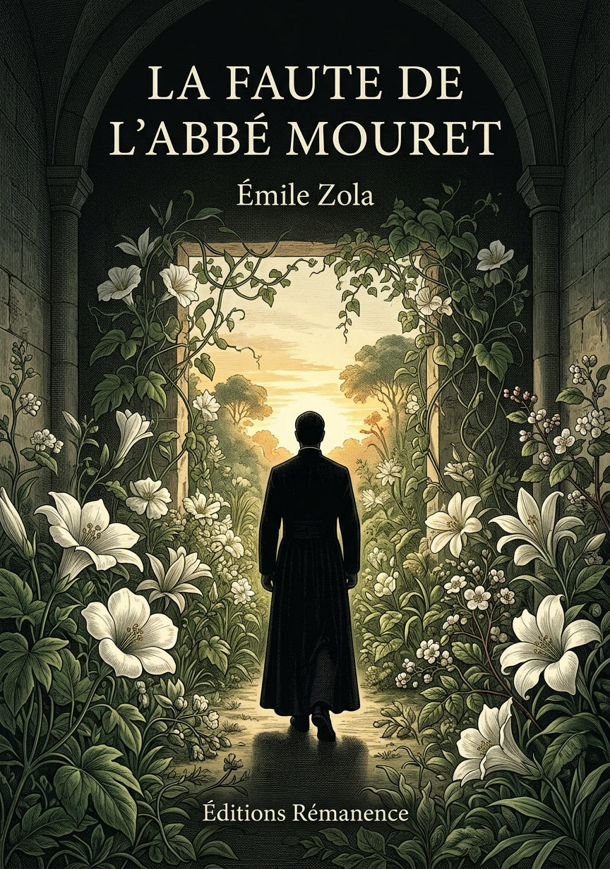 Livre La Faute de l’abbé Mouret par Émile Zola - Couverture - Editions Remanence