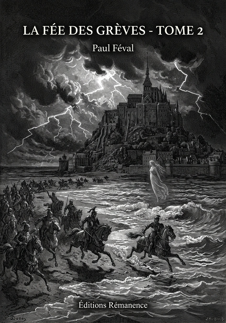 Livre La Fée des grèves - Tome 2 par Paul Féval - Couverture - Editions Remanence
