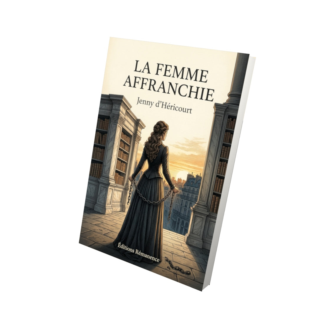 Livre La Femme affranchie par Jenny d’Héricourt - Vue 3D - Editions Remanence