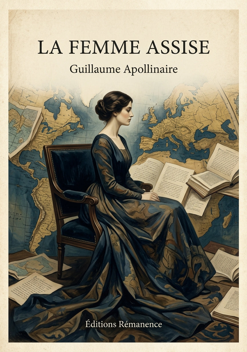 La femme assise - Guillaume Apollinaire (Couverture)