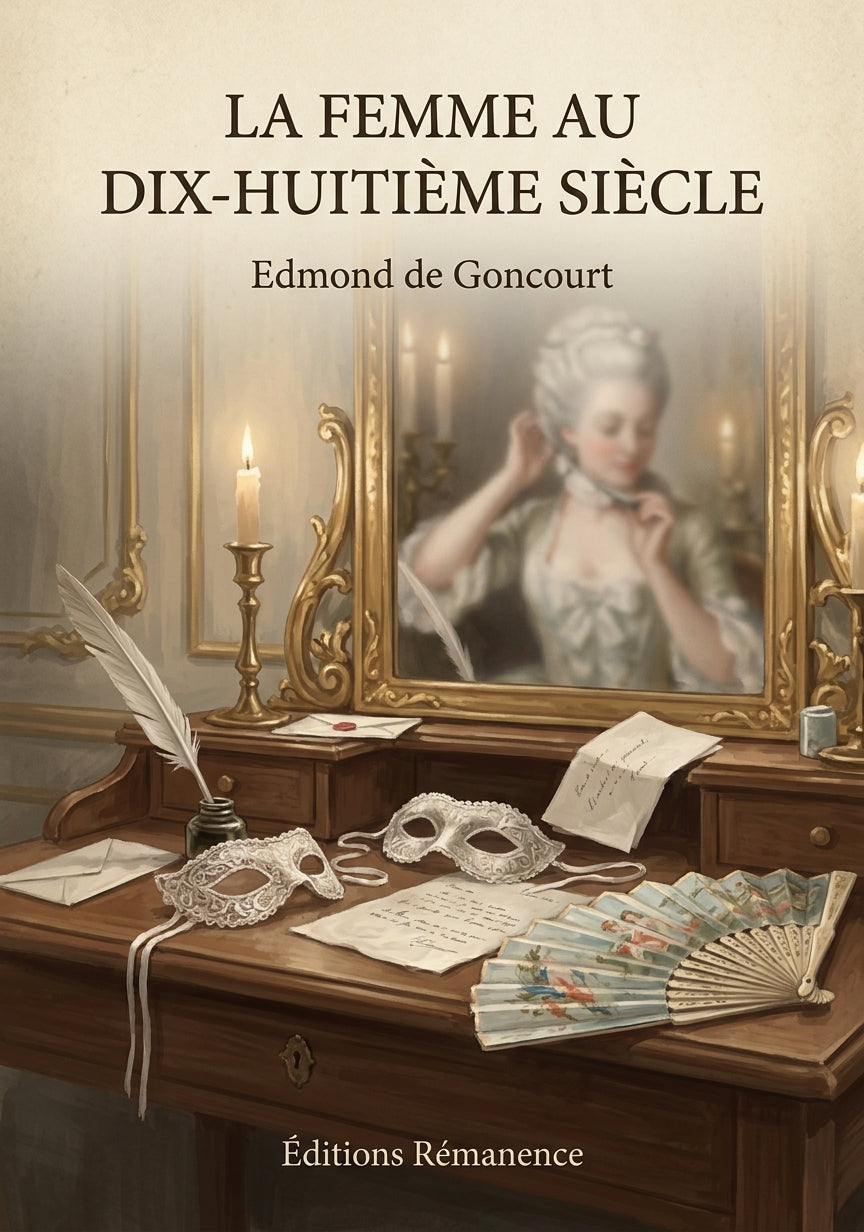 La femme au dix-huitième siècle - Edmond de Goncourt (Couverture)