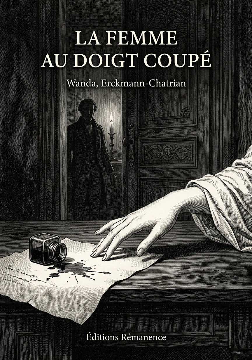 Livre La femme au doigt coupé par Wanda, Erckmann-Chatrian - Couverture - Editions Remanence