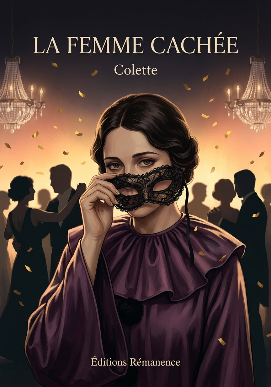 Livre La Femme cachée par Colette - Couverture - Editions Remanence