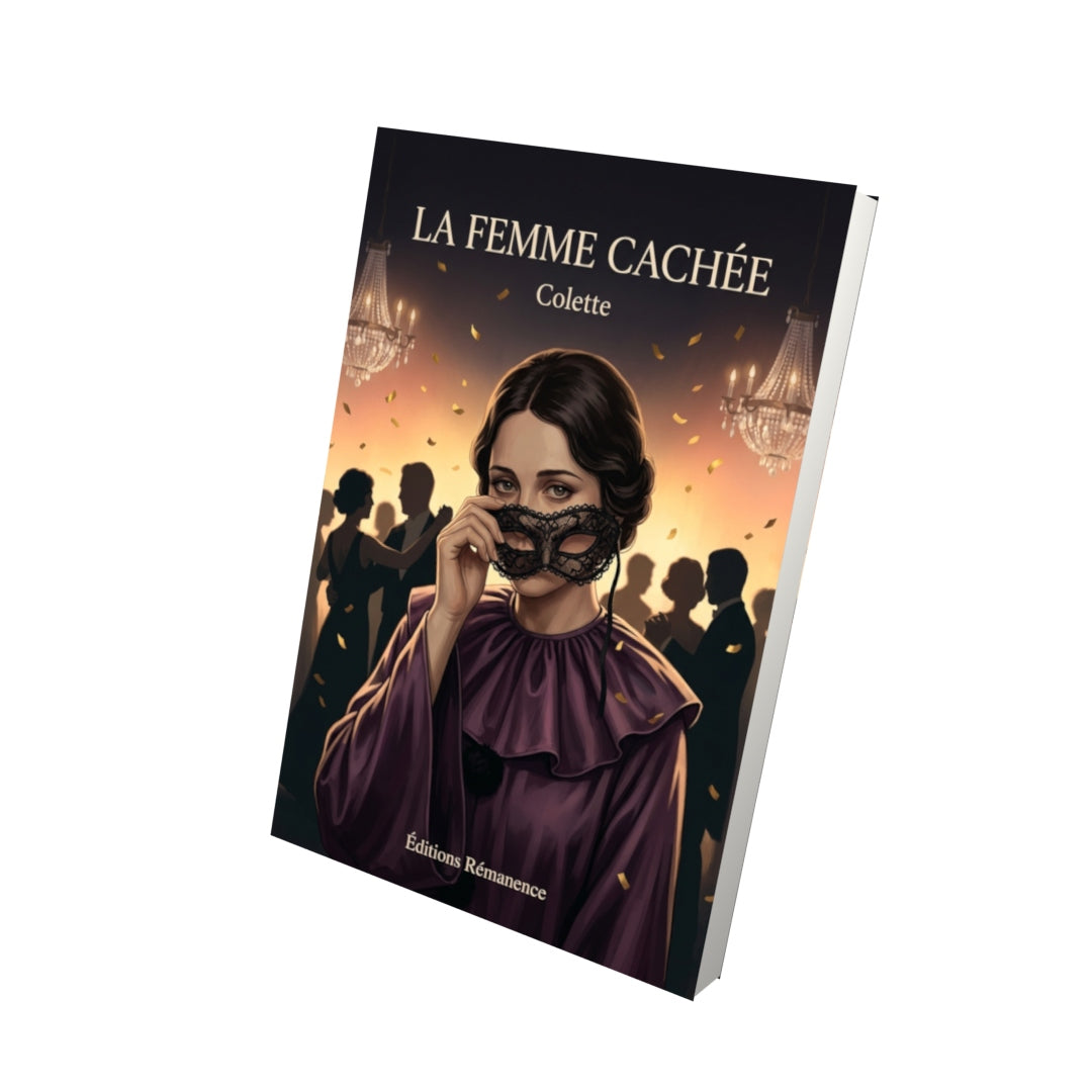 Livre La Femme cachée par Colette - Vue 3D - Editions Remanence