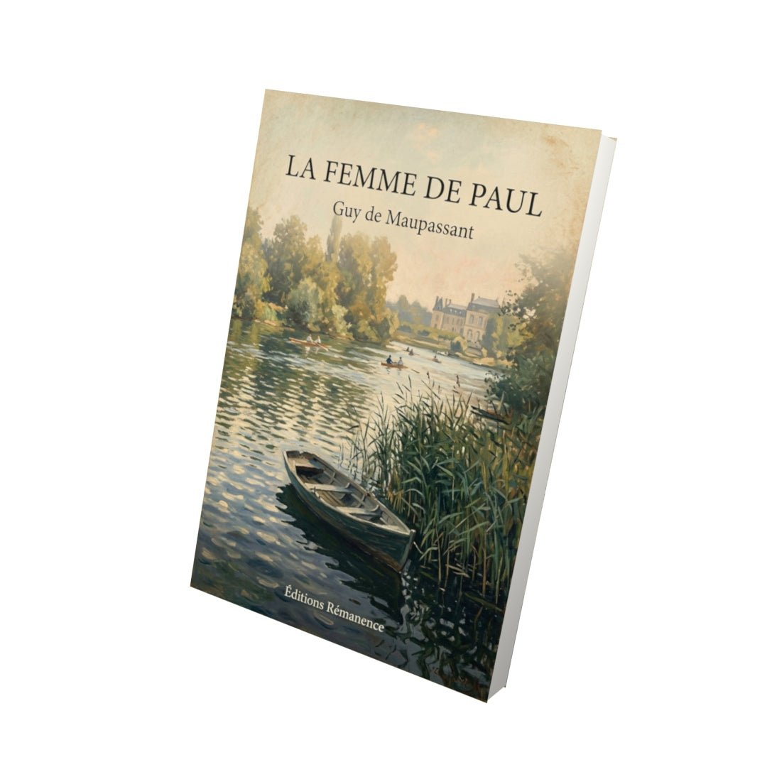 Livre La Femme de Paul - Guy de Maupassant - Vue 3D - Editions Remanence