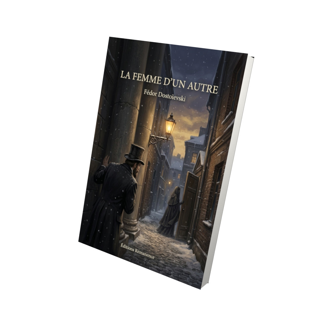 Livre La Femme d’un autre par Fédor Dostoïevski - Vue 3D - Editions Remanence