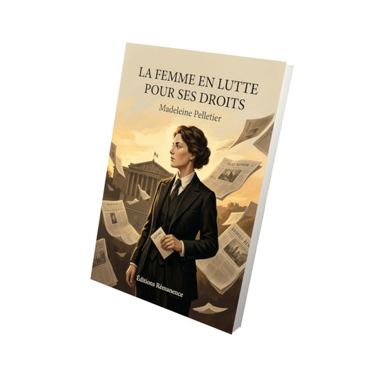 Livre La Femme en lutte pour ses droits par Madeleine Pelletier - Vue 3D - Editions Remanence