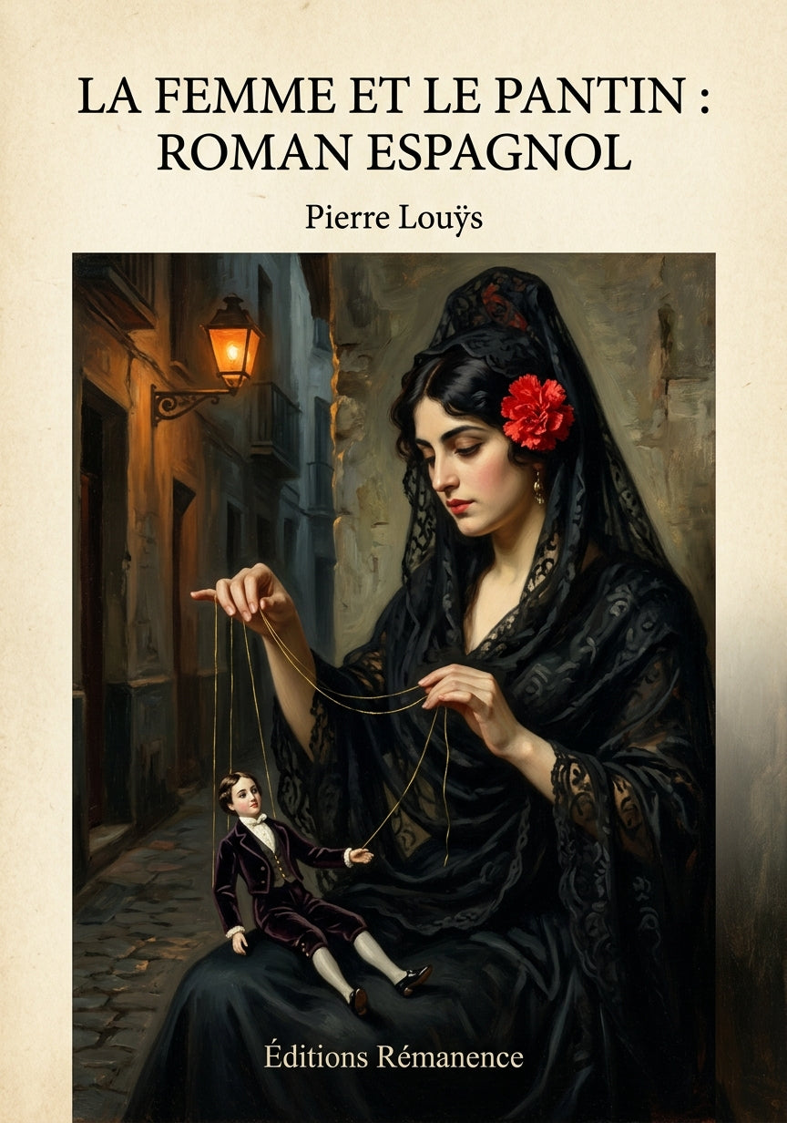 La femme et le pantin : roman espagnol - Pierre Louÿs (Couverture)