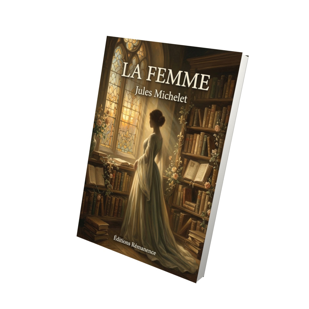 Livre La Femme par Jules Michelet - Vue 3D - Editions Remanence