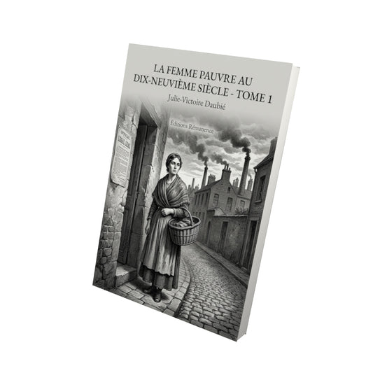 Livre La Femme pauvre au dix-neuvième siècle - Tome 1 par Julie-Victoire Daubié - Vue 3D - Editions Remanence