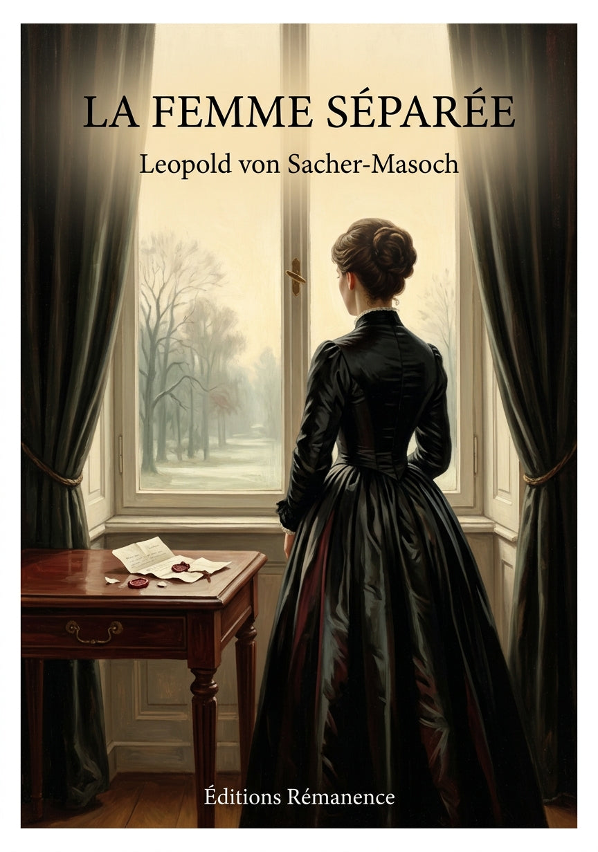 Livre La Femme séparée par Leopold von Sacher-Masoch - Couverture - Editions Remanence