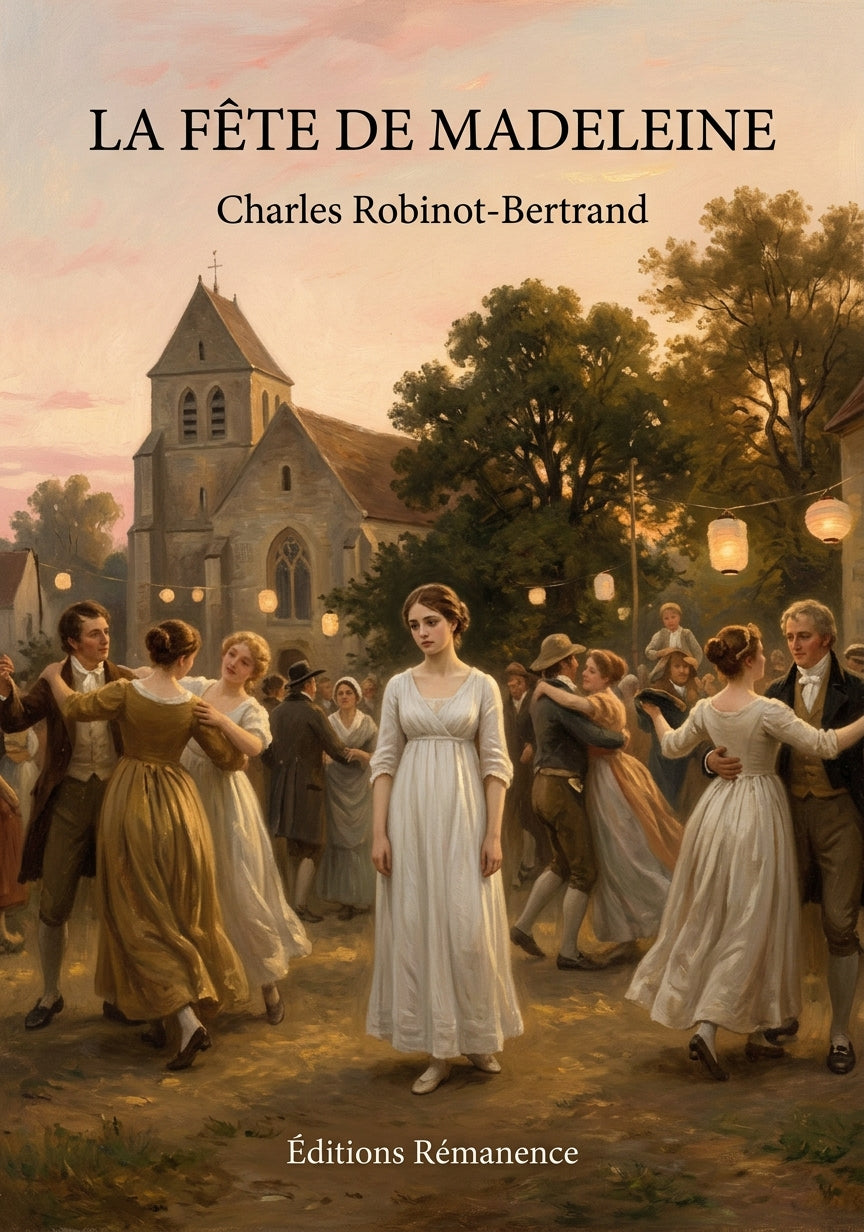 Livre La Fête de Madeleine par Charles Robinot-Bertrand - Couverture - Editions Remanence