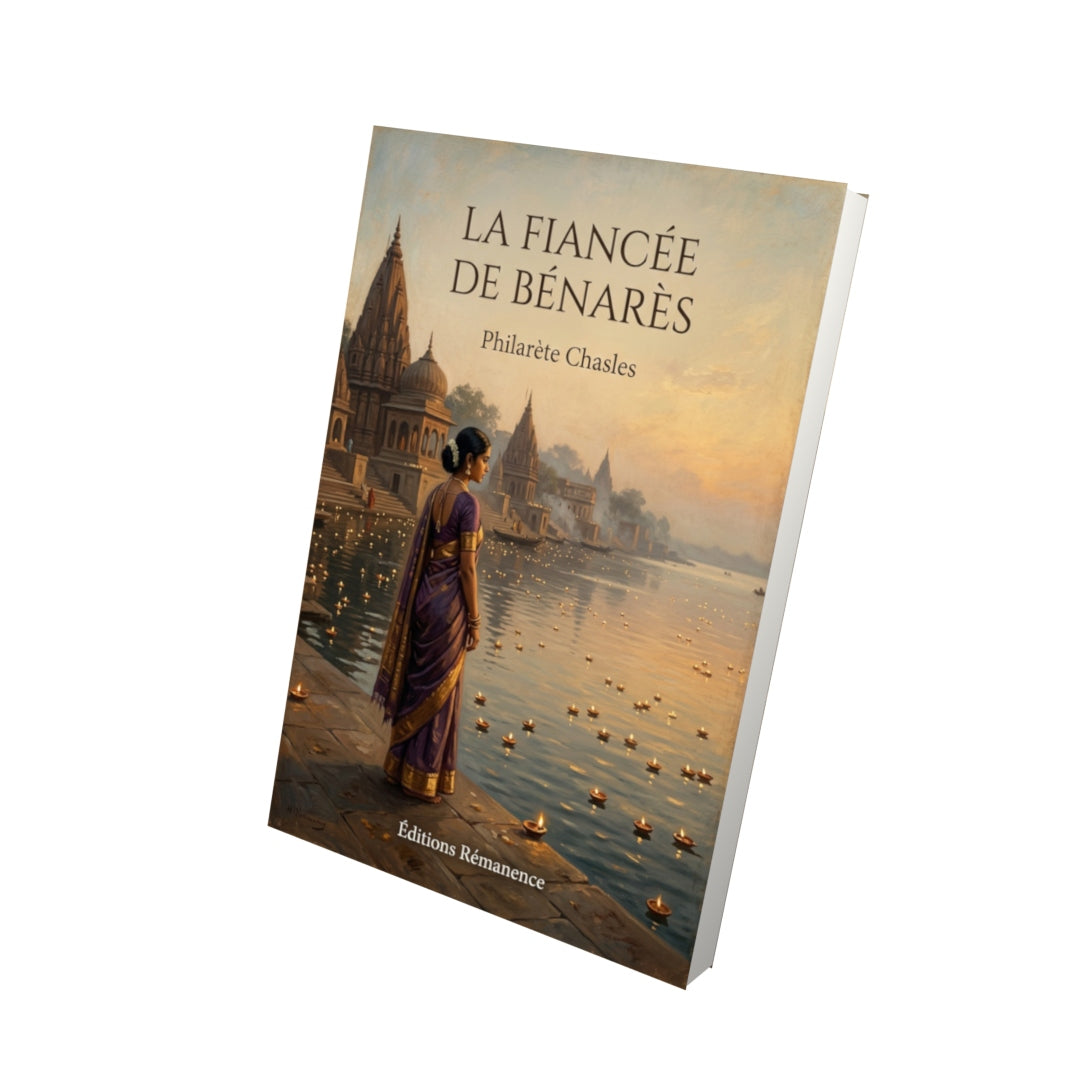 Livre La Fiancée de Bénarès par Philarète Chasles - Vue 3D - Editions Remanence