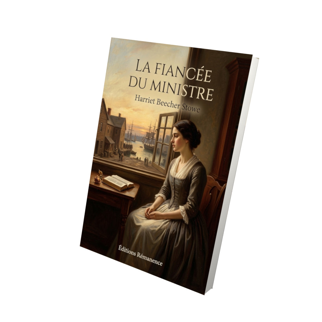 Livre La fiancée du ministre par Harriet Beecher Stowe - Vue 3D - Editions Remanence