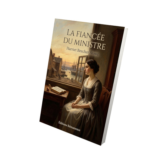 Livre La fiancée du ministre par Harriet Beecher Stowe - Vue 3D - Editions Remanence