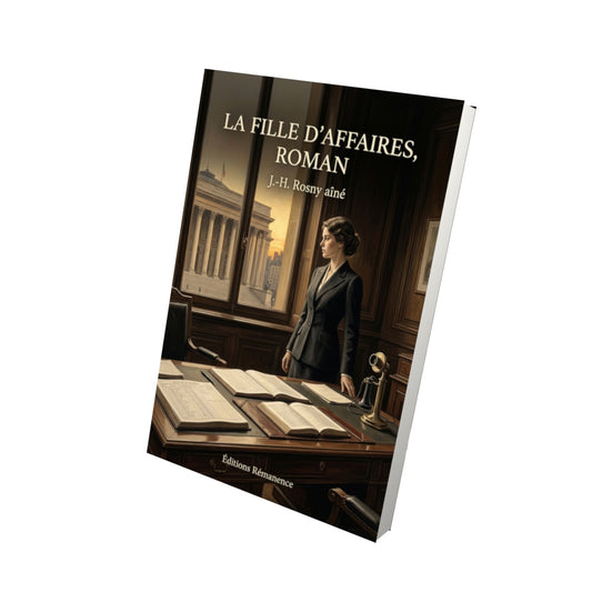 Livre La Fille d’affaires, roman par J.-H. Rosny aîné - Vue 3D - Editions Remanence