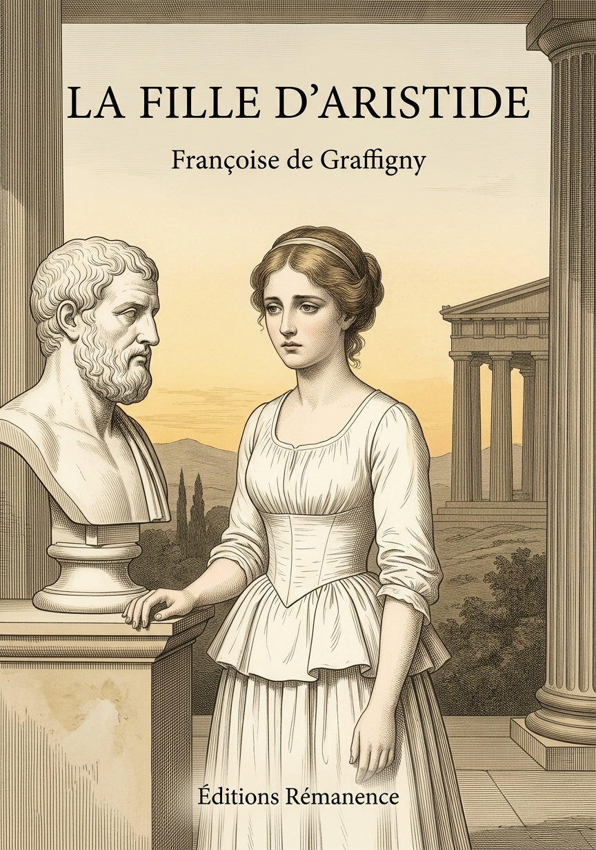 Livre La Fille d’Aristide par Françoise de Graffigny - Couverture - Editions Remanence
