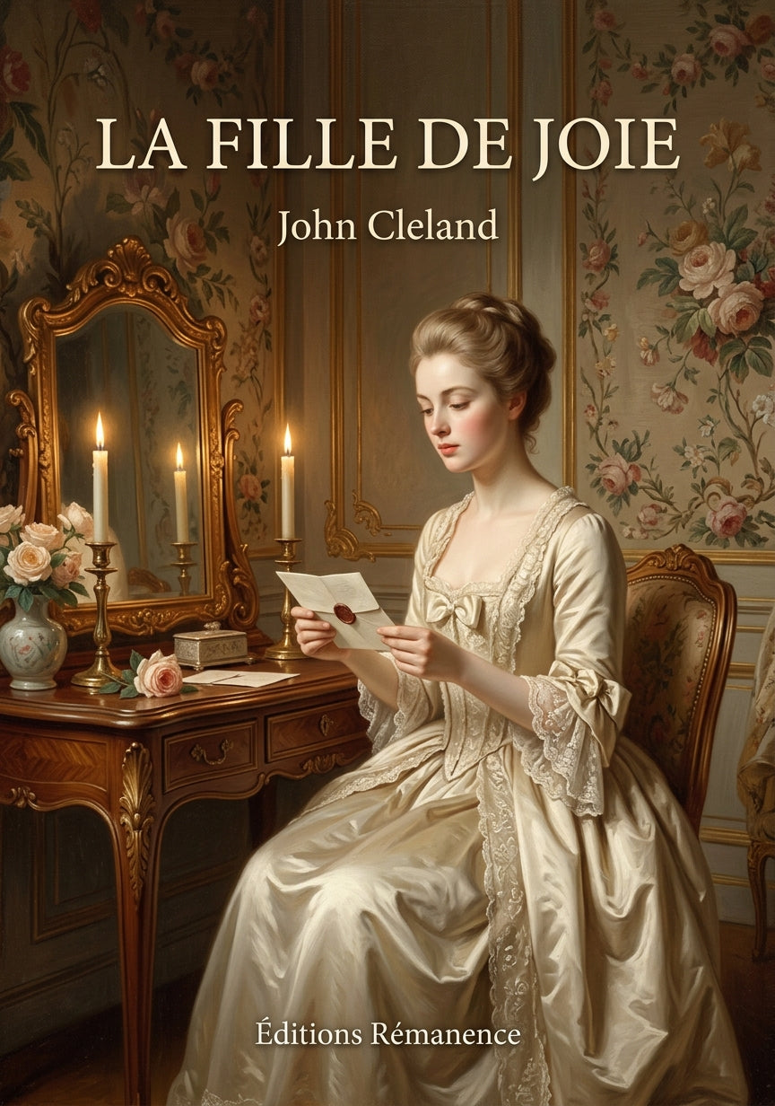 Livre La Fille de joie par John Cleland - Couverture - Editions Remanence