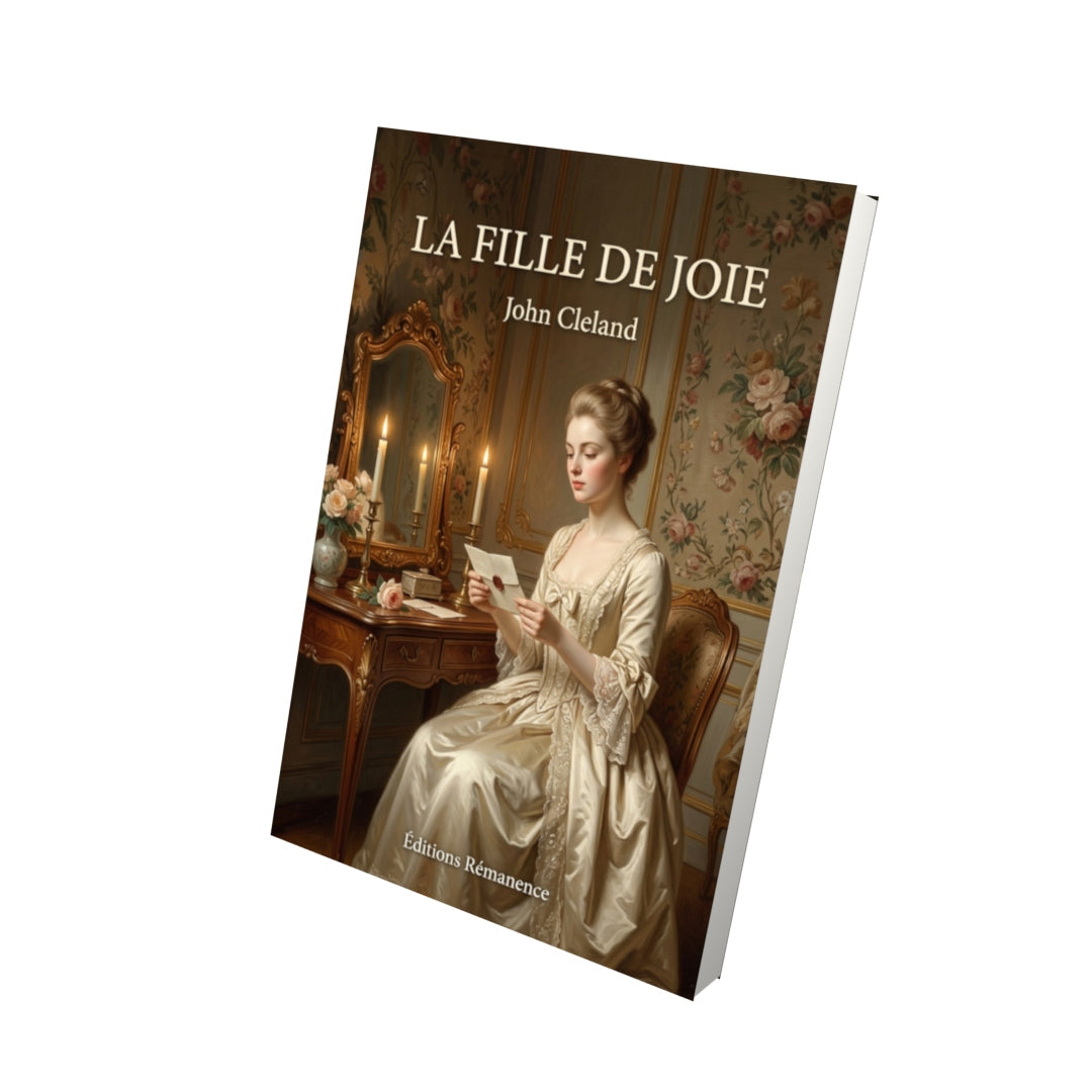 Livre La Fille de joie par John Cleland - Vue 3D - Editions Remanence