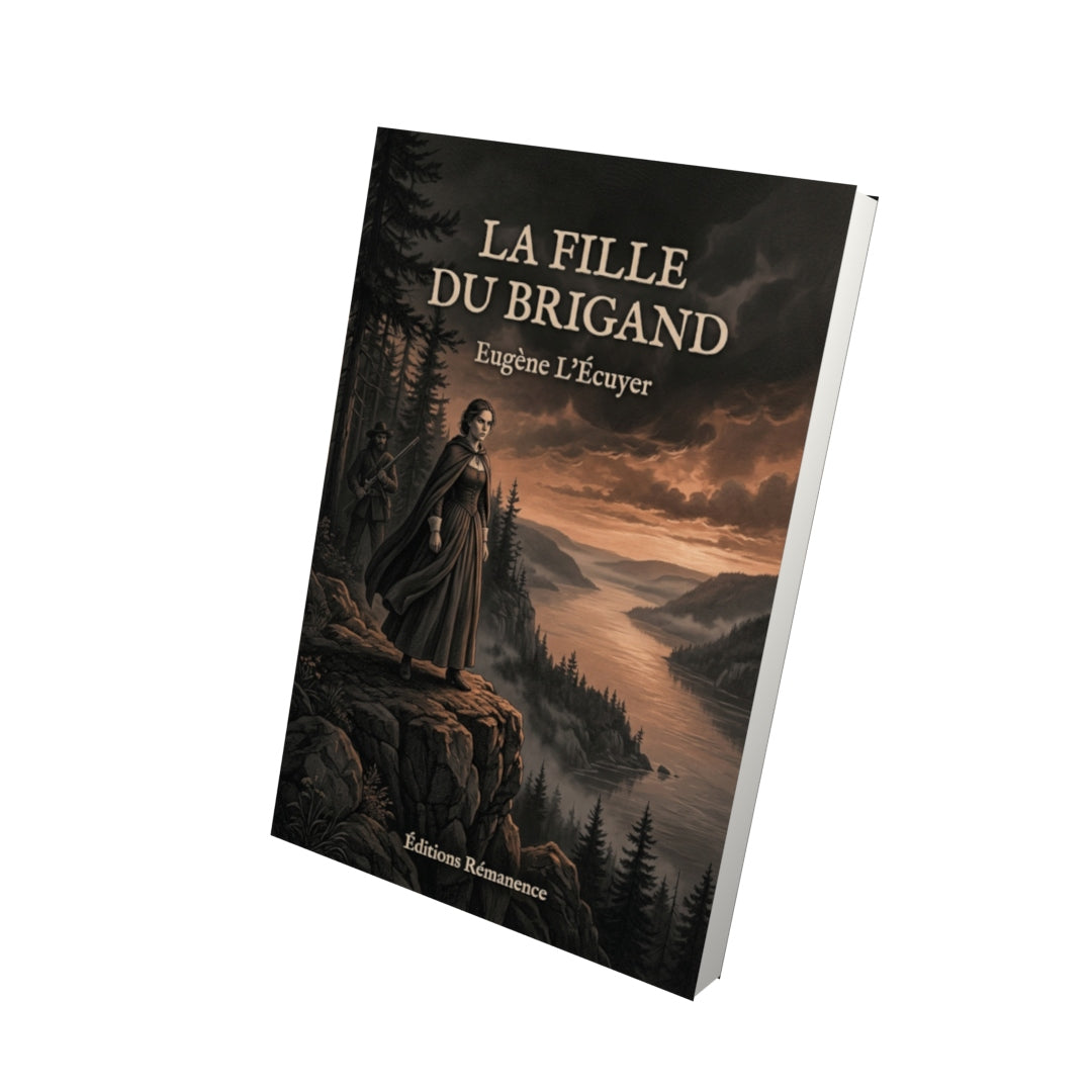 Livre La fille du brigand par Eugène L’Écuyer - Vue 3D - Editions Remanence