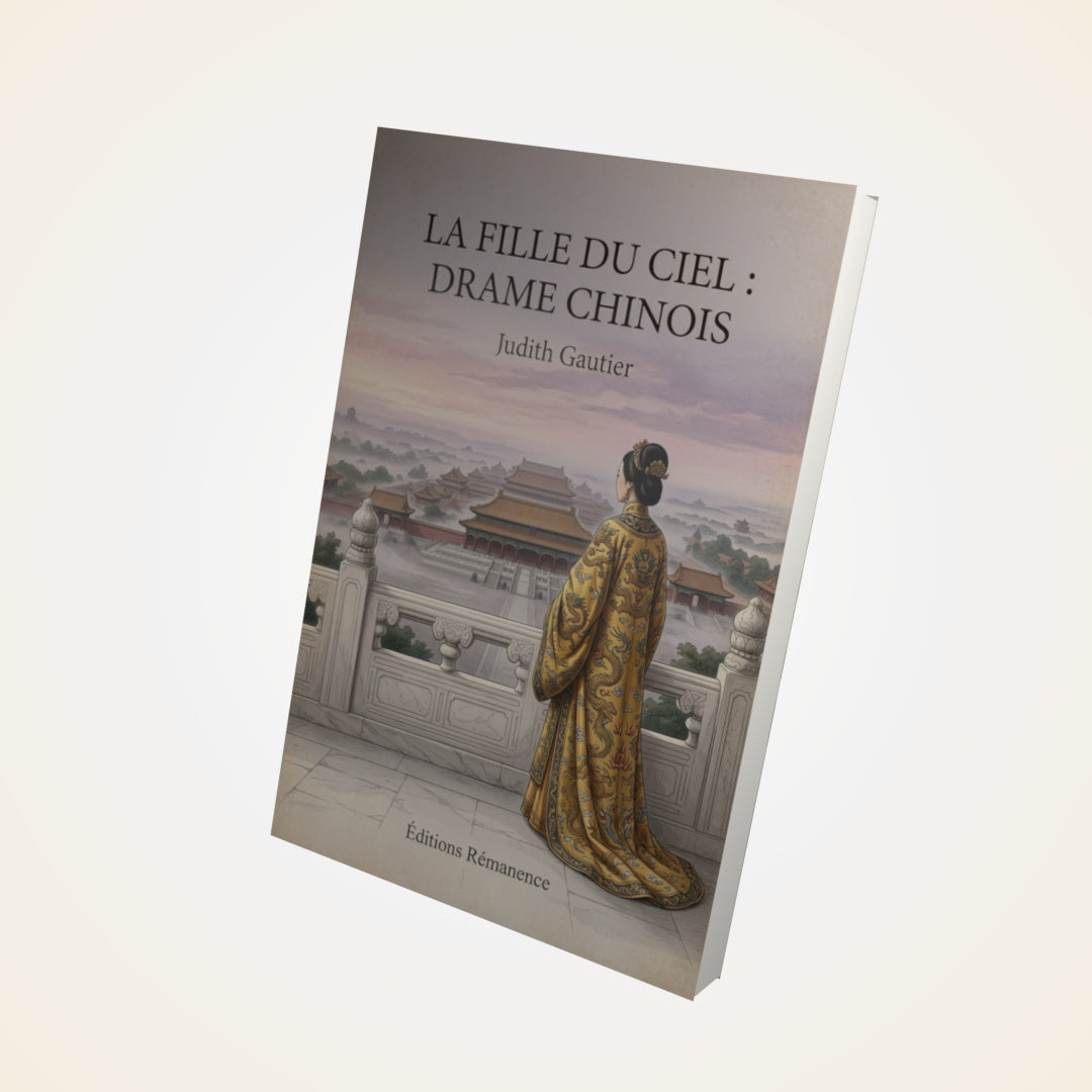 Livre La fille du ciel : Drame Chinois - Judith Gautier - Couverture 3D