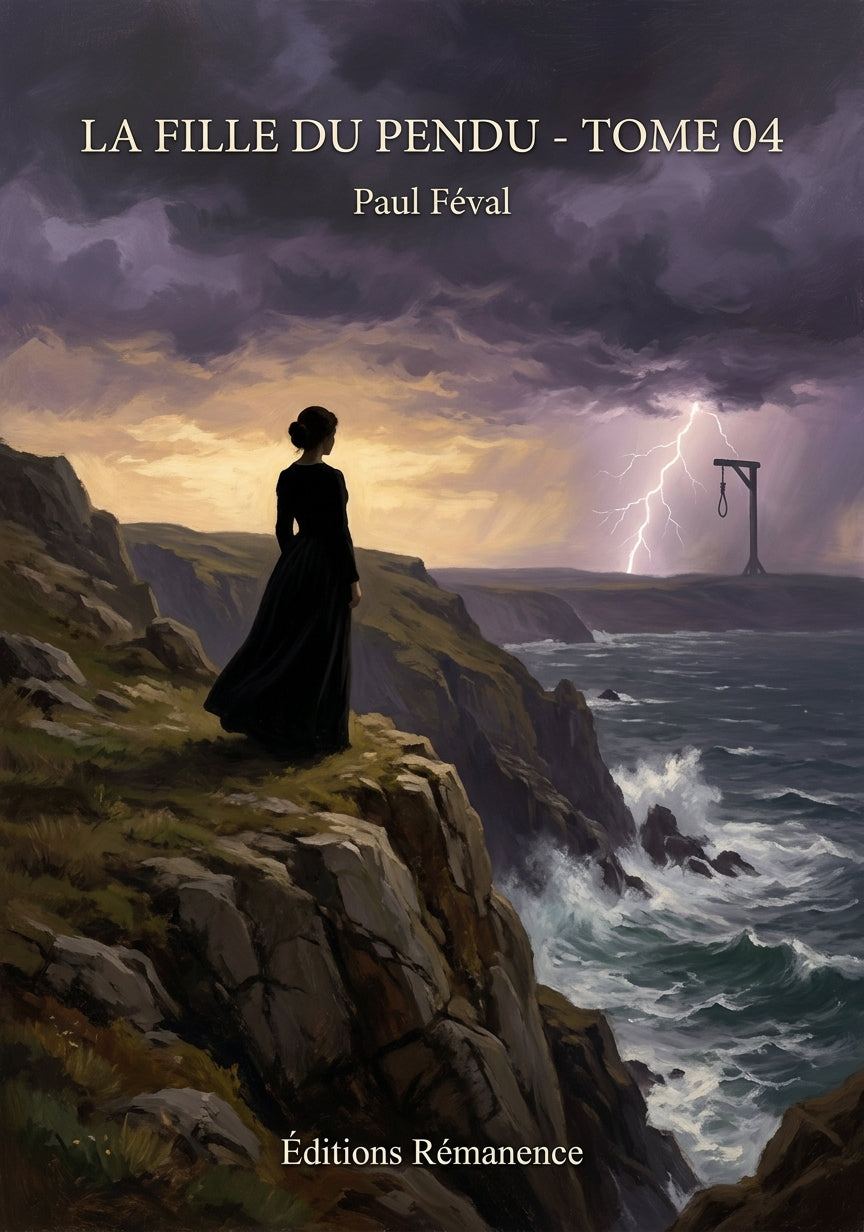 Livre La Fille du pendu - Tome 04 par Paul Féval - Couverture - Editions Remanence