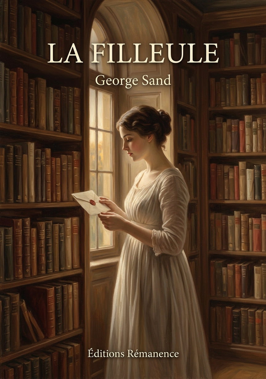 Livre La Filleule par George Sand - Couverture - Editions Remanence