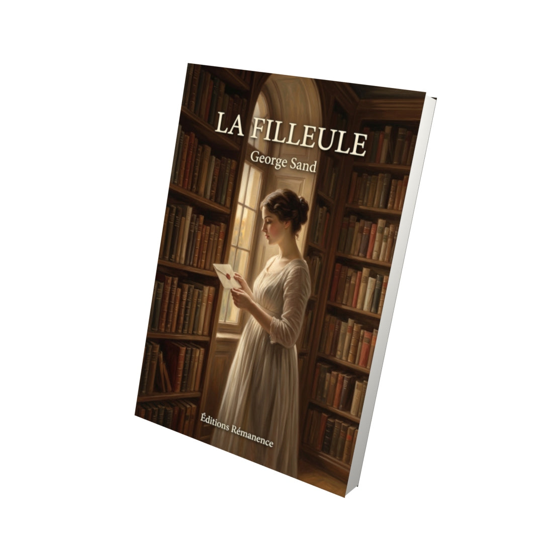 Livre La Filleule par George Sand - Vue 3D - Editions Remanence