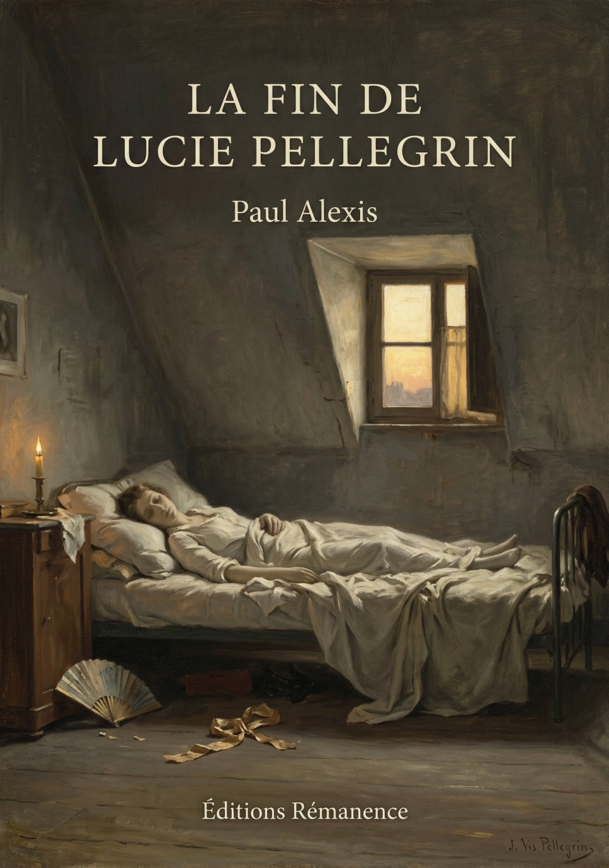 Livre La Fin de Lucie Pellegrin par Paul Alexis - Couverture - Editions Remanence