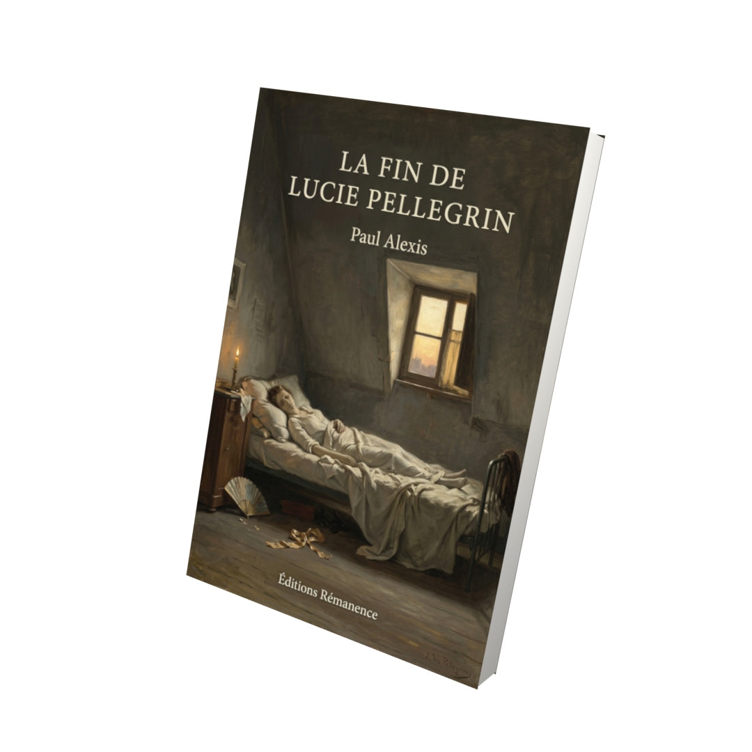 Livre La Fin de Lucie Pellegrin par Paul Alexis - Vue 3D - Editions Remanence