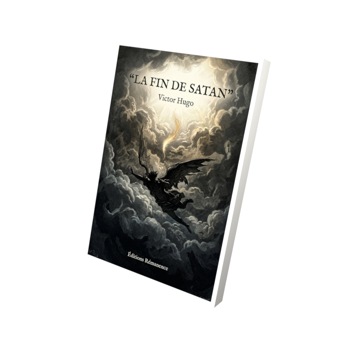 Livre La Fin de Satan par Victor Hugo - Vue 3D - Editions Remanence