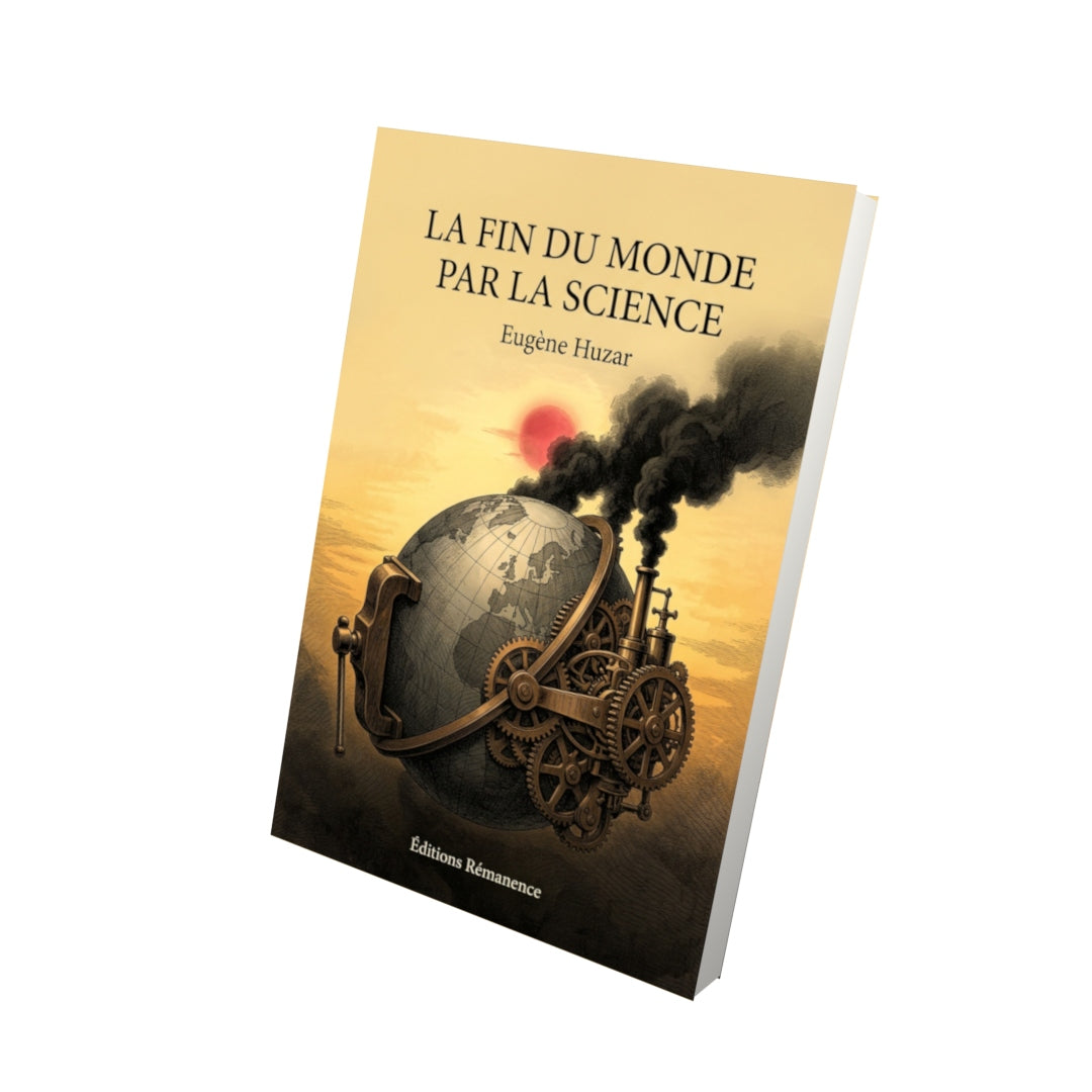 Livre La fin du monde par la science par Eugène Huzar - Vue 3D - Editions Remanence