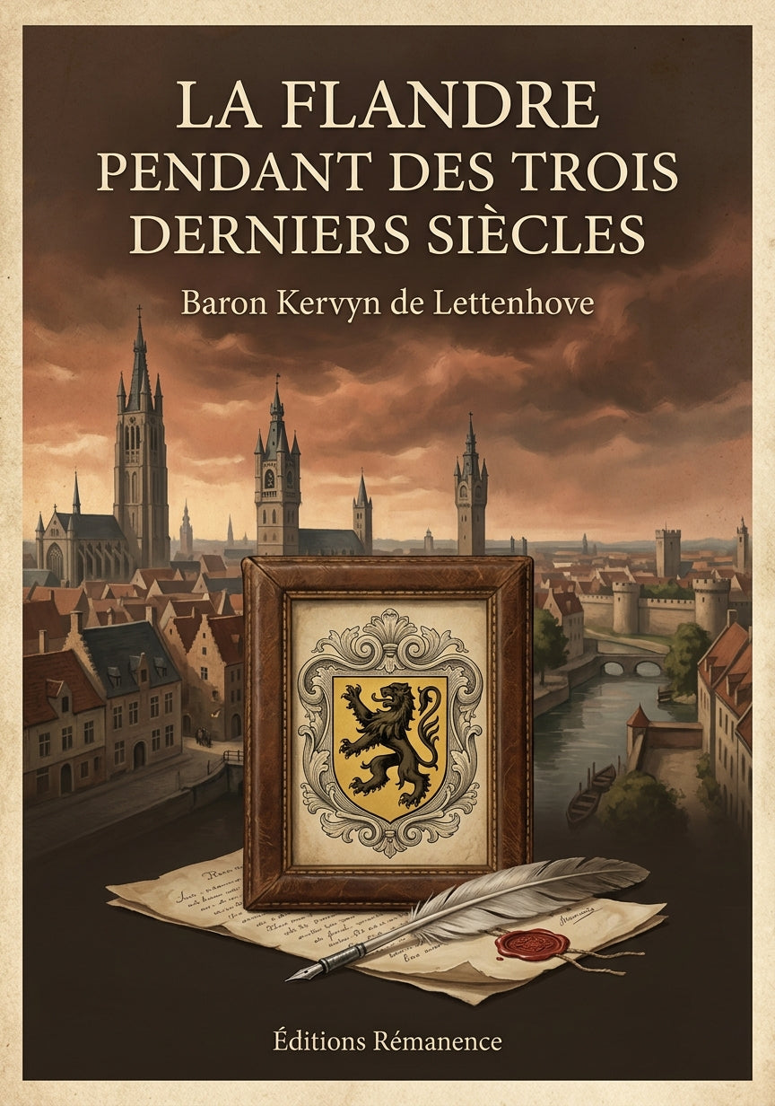 La Flandre pendant des trois derniers siècles - Baron Kervyn de Lettenhove (Couverture)