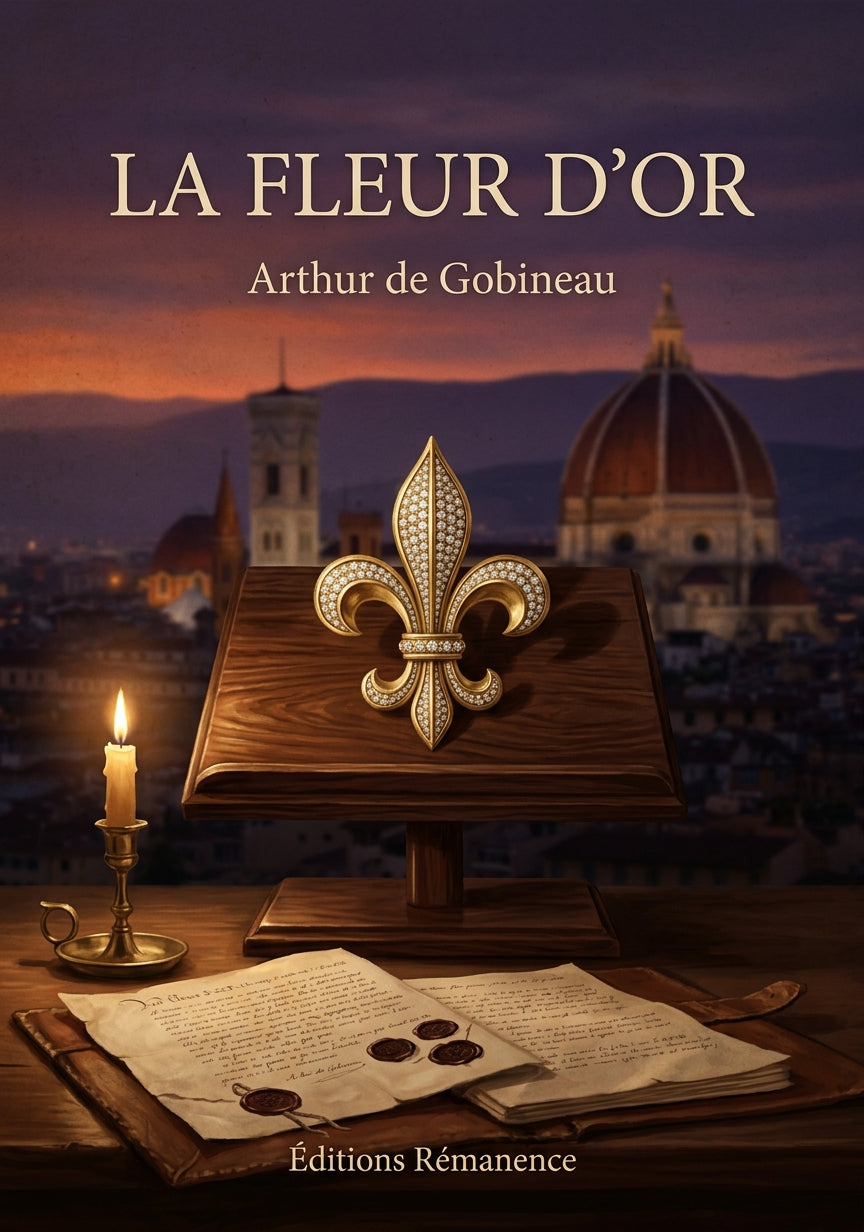 La fleur d'or - Arthur de Gobineau (Couverture)