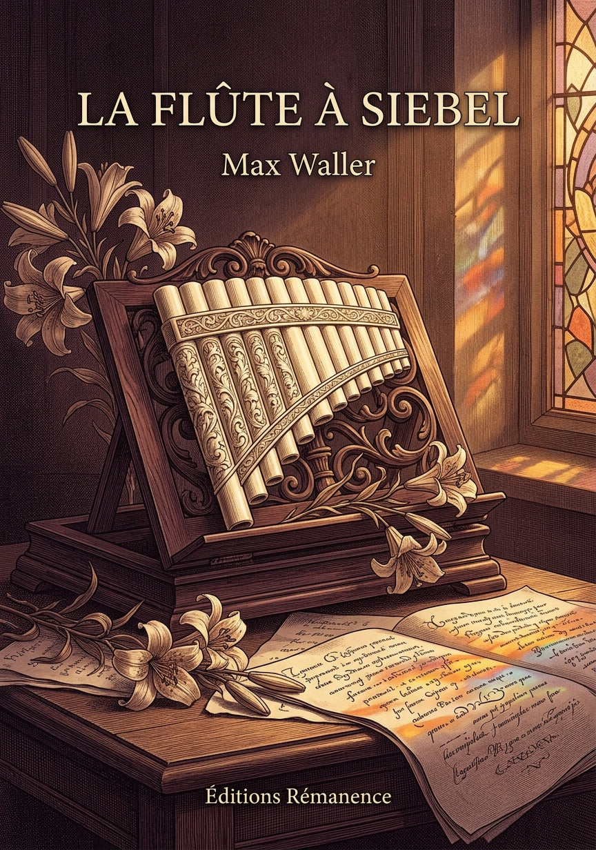 Livre La Flûte à Siebel par Max Waller - Couverture - Editions Remanence