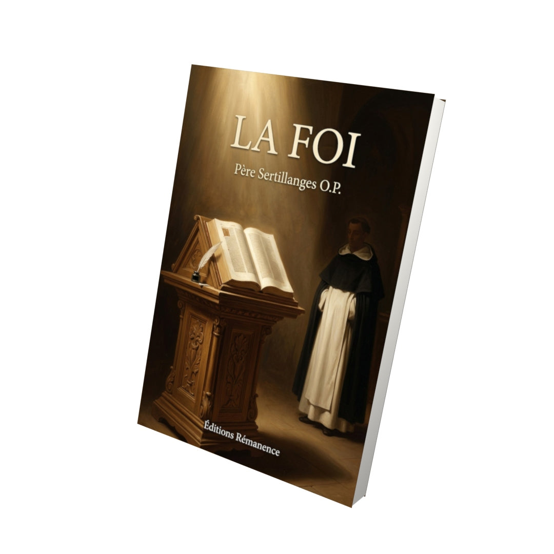 Livre La Foi - Père Sertillanges O.P. - Vue 3D - Editions Remanence