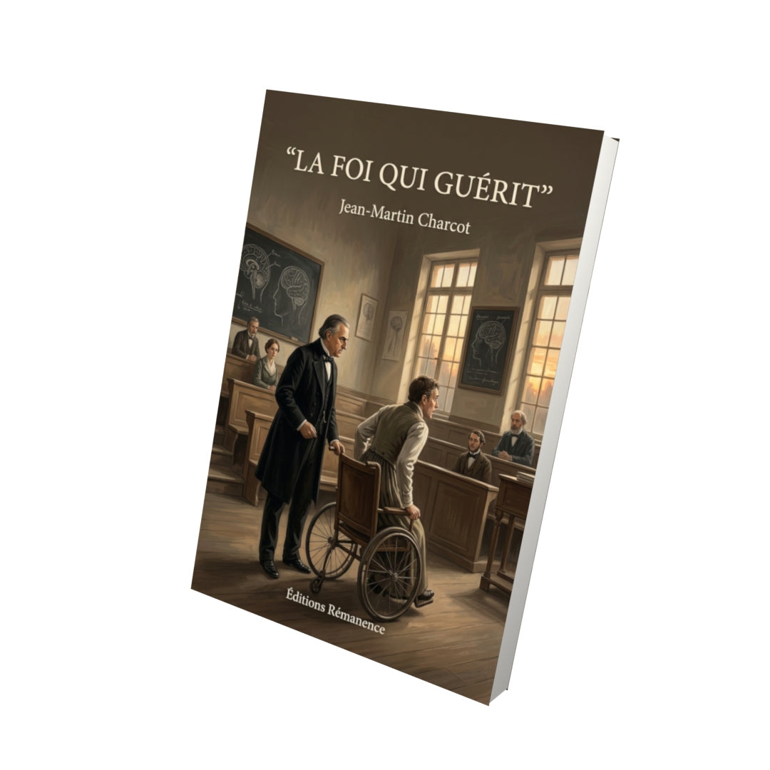 Livre La foi qui guérit par Jean-Martin Charcot - Vue 3D - Editions Remanence