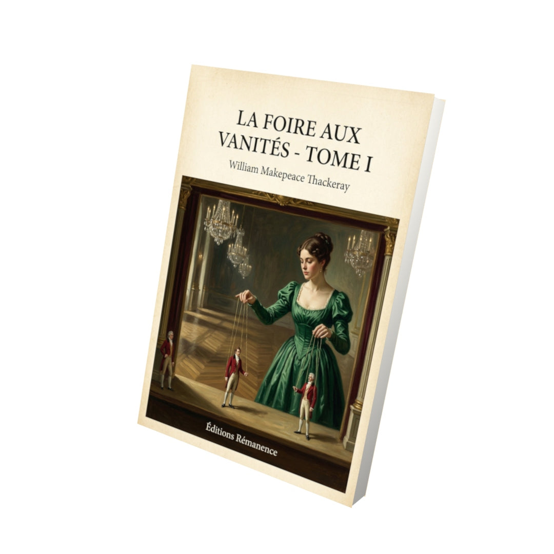 Livre La foire aux vanités - Tome I - William Makepeace Thackeray - Vue 3D - Editions Remanence