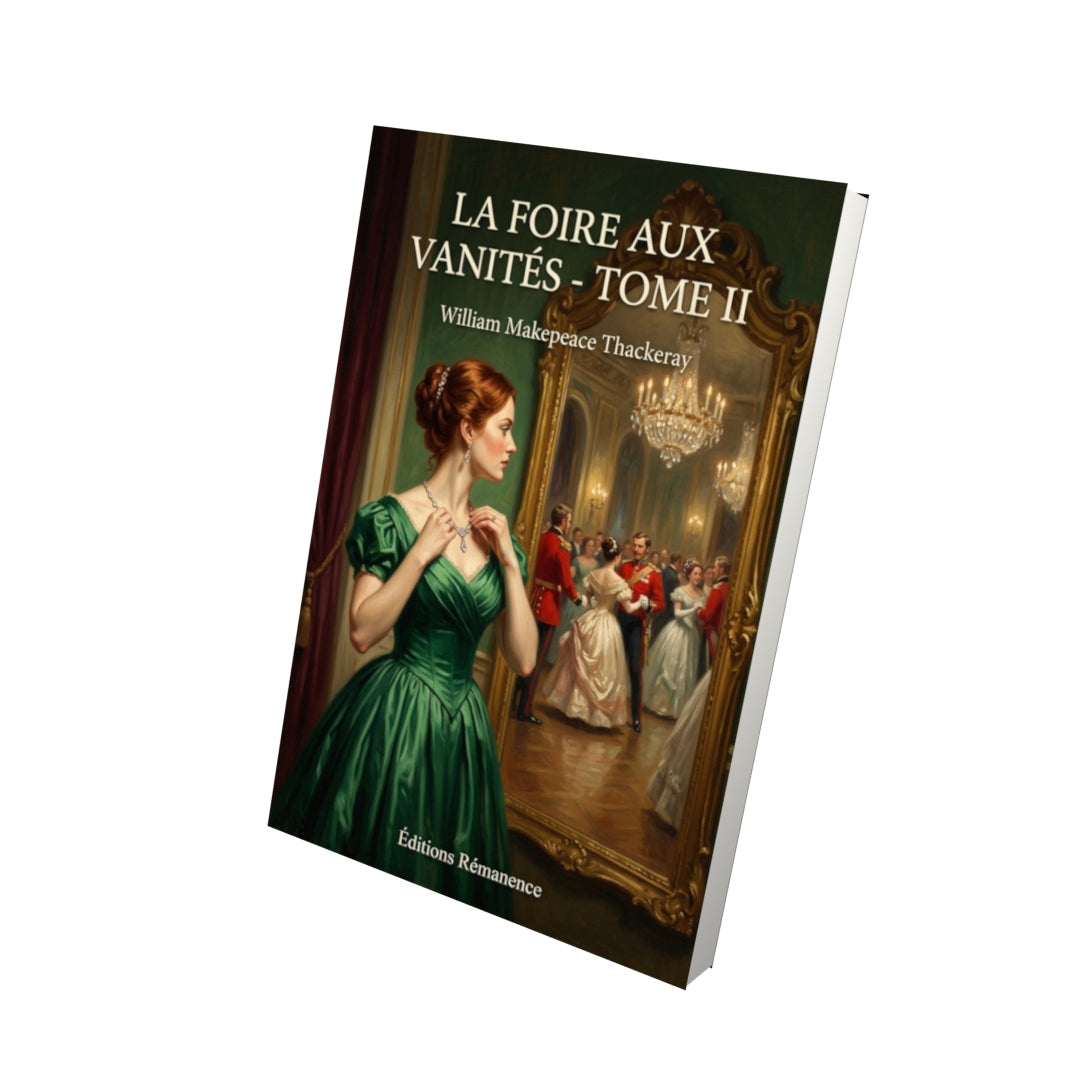 Livre La foire aux vanités - Tome II - William Makepeace Thackeray - Vue 3D - Editions Remanence