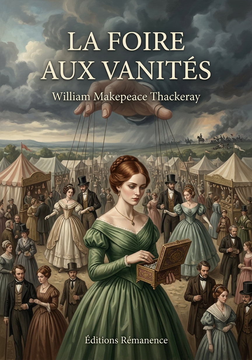Livre La Foire aux vanités par William Makepeace Thackeray - Couverture - Editions Remanence