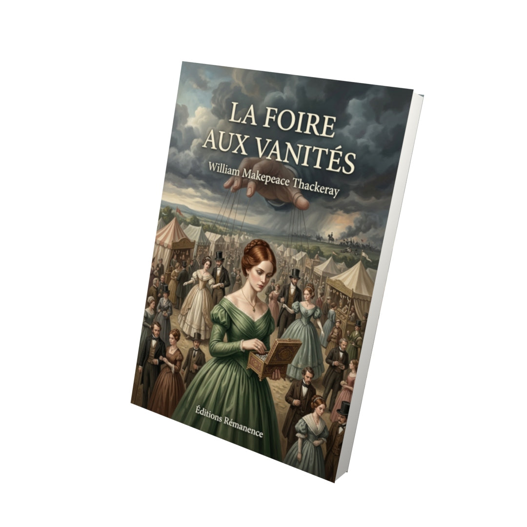 Livre La Foire aux vanités par William Makepeace Thackeray - Vue 3D - Editions Remanence