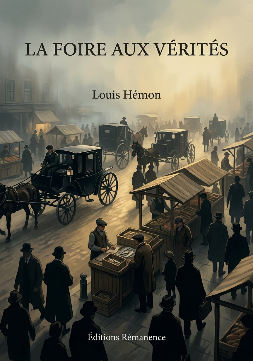 Livre La Foire aux vérités par Louis Hémon - Couverture - Editions Remanence