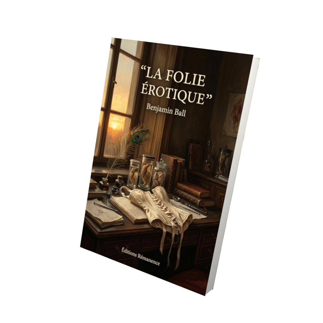 Livre La folie érotique par Benjamin Ball - Vue 3D - Editions Remanence